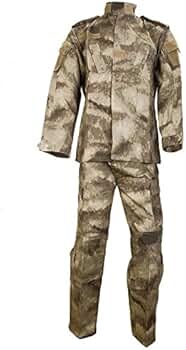 Amazon.co.jp: 迷彩服 上下セット BDU 戦闘服 A-TACS AU (XS